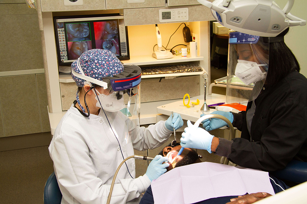 Dr. Goldenhersh Filling a cavity